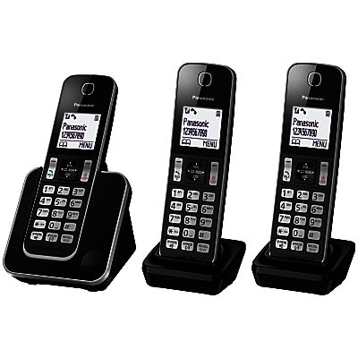 Panasonic KX-TGD313ED Digital Cordless Phone with Nuisance Call Control, Trio DECT Panasonic KX-TGD313ED Digital Cordless Phone with Nuisance Call Control, Trio DECT